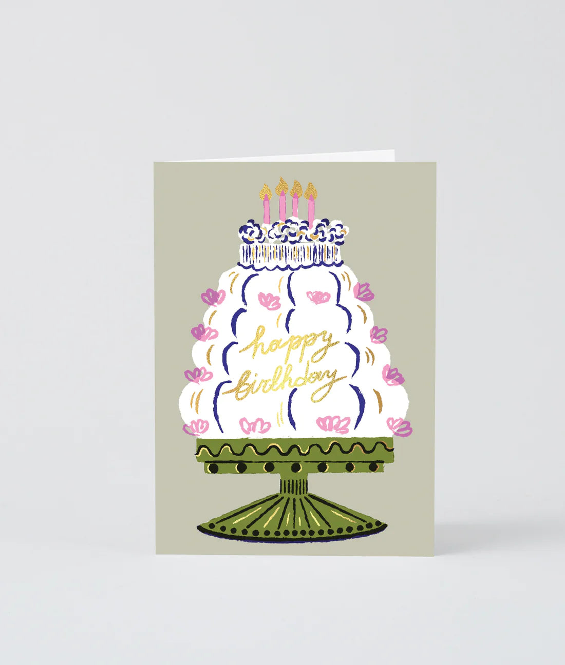 Happy Birthday Cake Card