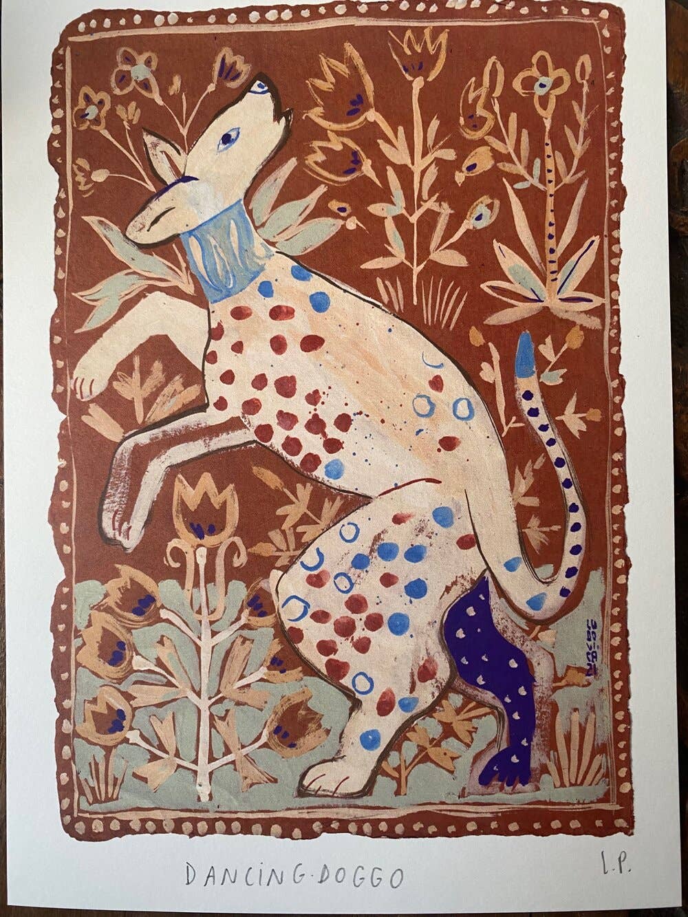 Dancing Doggo A5 Print
