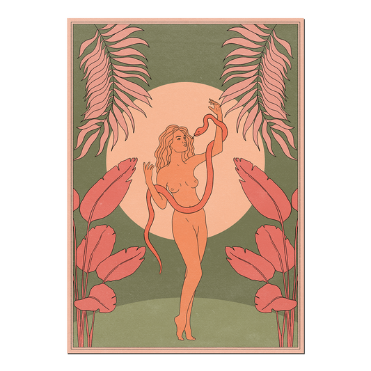 Snake Charmer Print: A4