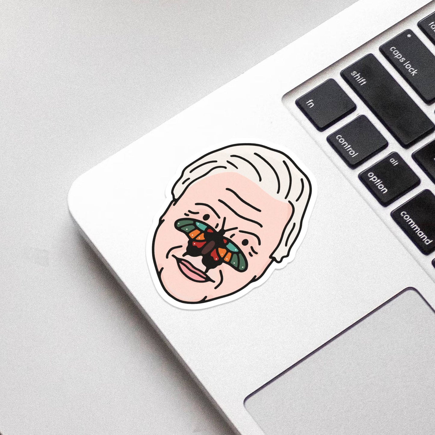 Attenborough Vinyl Sticker | Glossy Laptop Sticker
