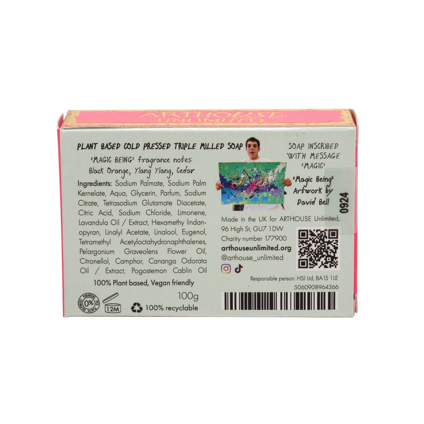Magic Being, Triple Milled Plant Based Soap