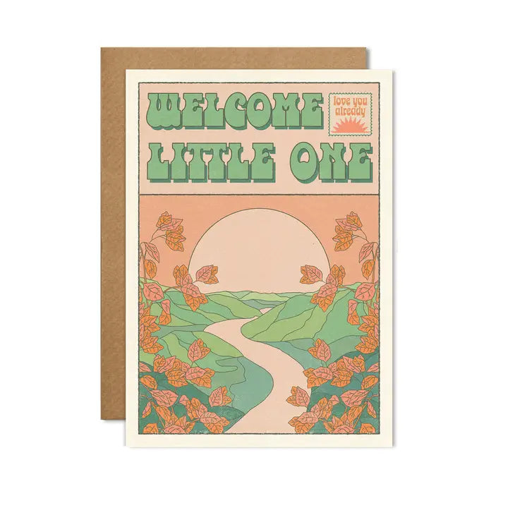 'Welcome Little One' New Baby Card