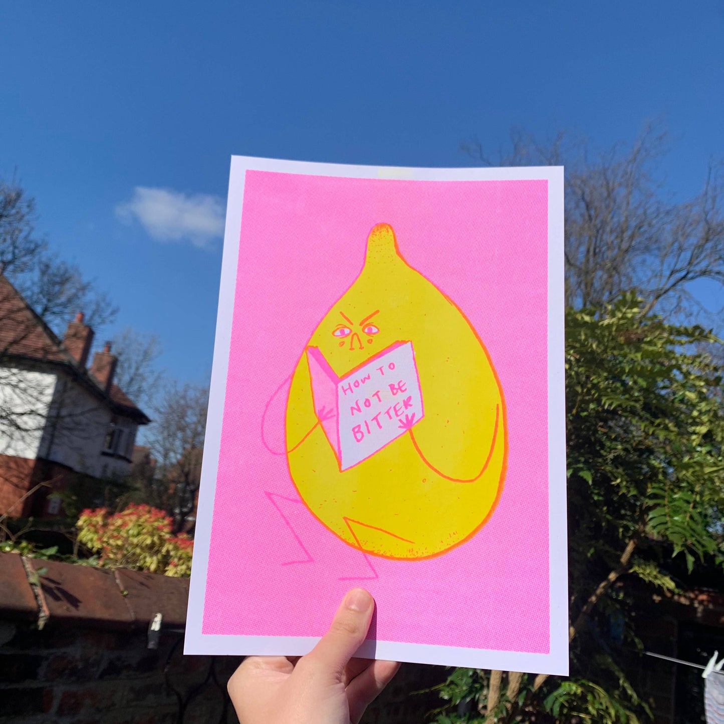 Bitter Lemon Summer Neon Edition A4 Risograph Print