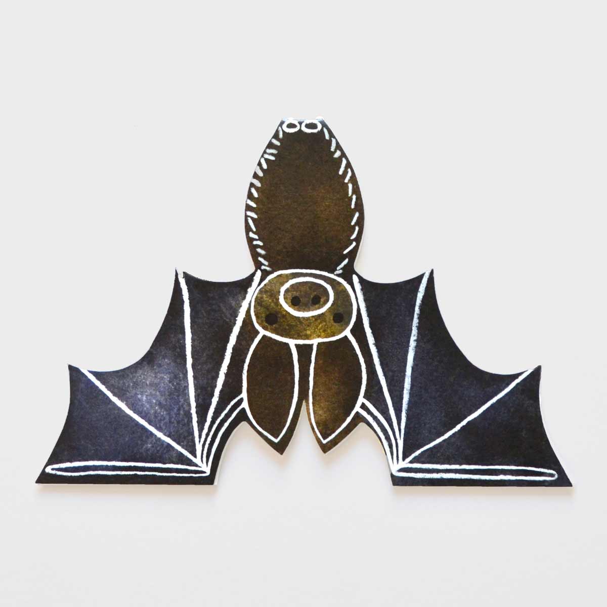Bat Cut-Out Card