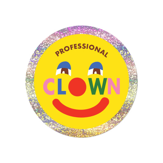 Professional Clown sticker: Single