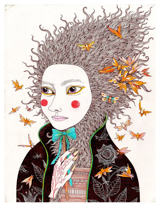 Moth Queen - Art Print