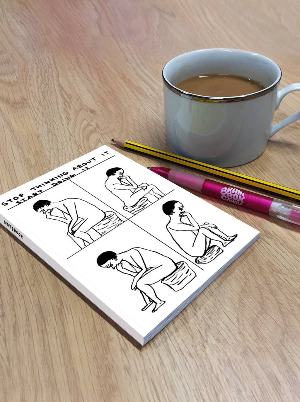 David Shrigley A6 Notebook  Start Doing It