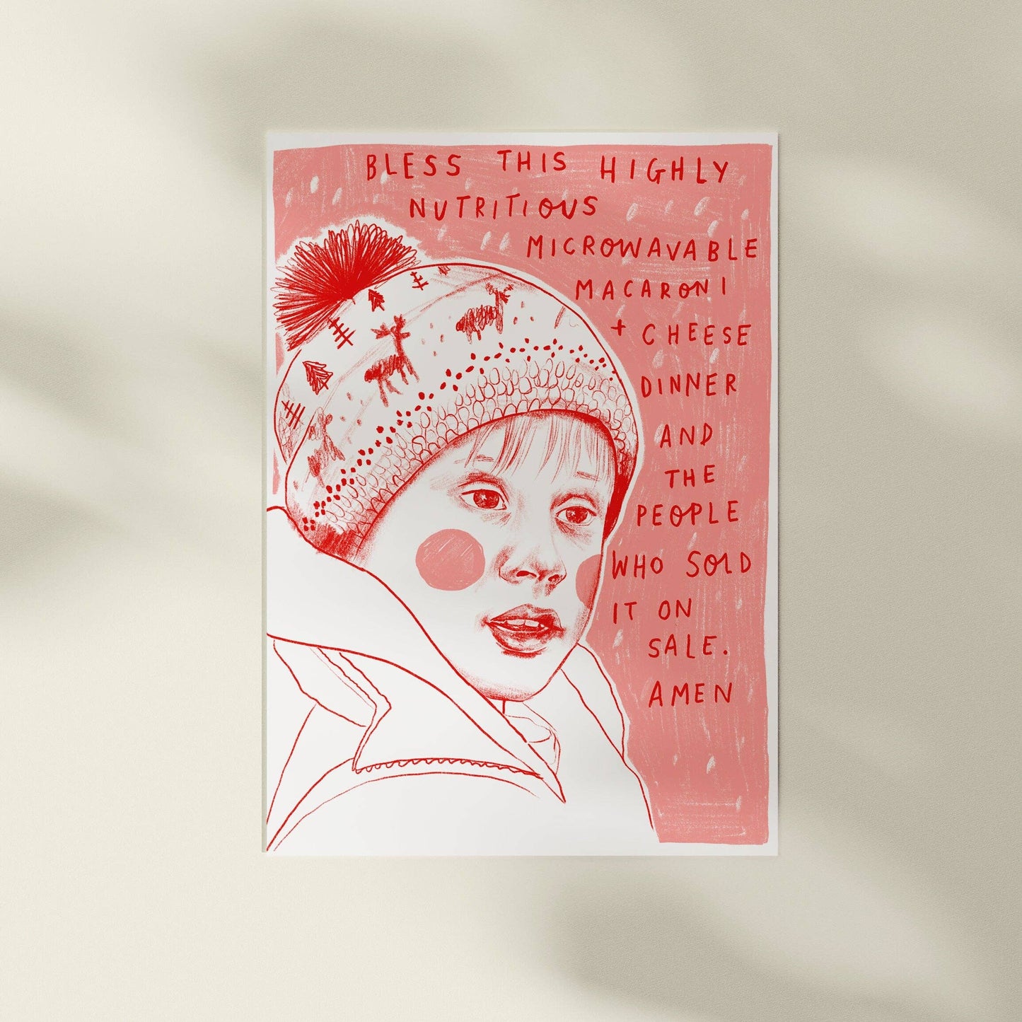 Home Alone A4 Art Print