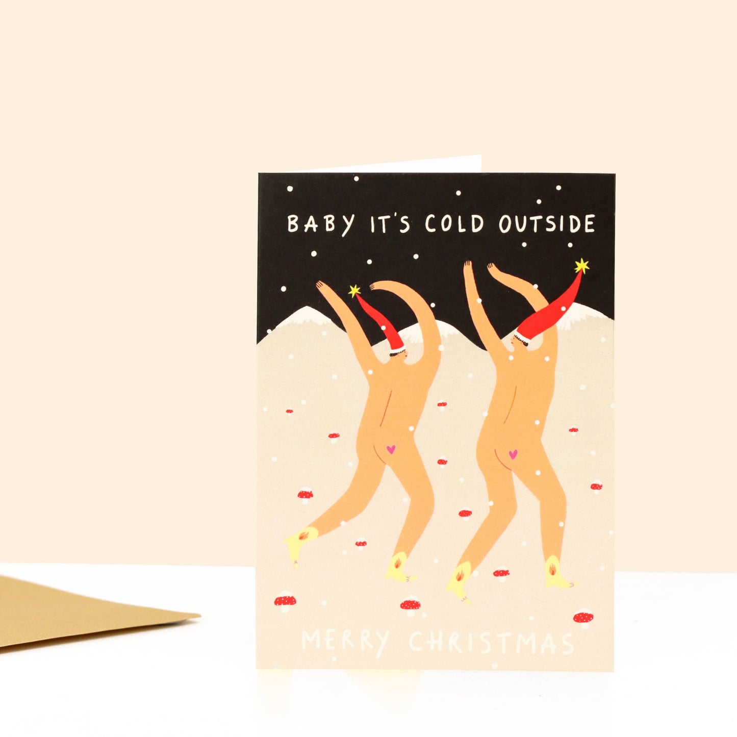 Baby It's Cold Outside Christmas Card