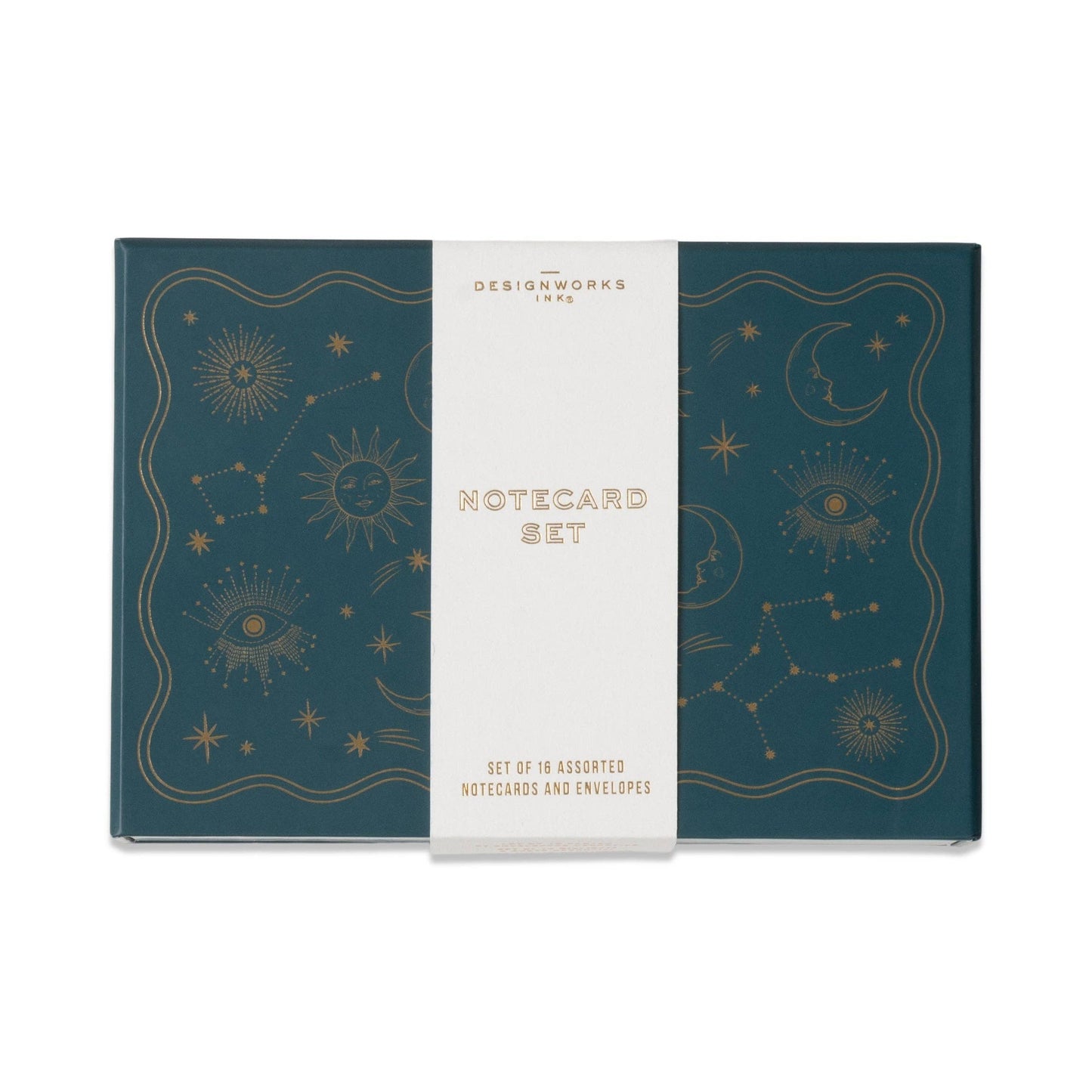 Celestial Notecards - Set of 16 Assorted