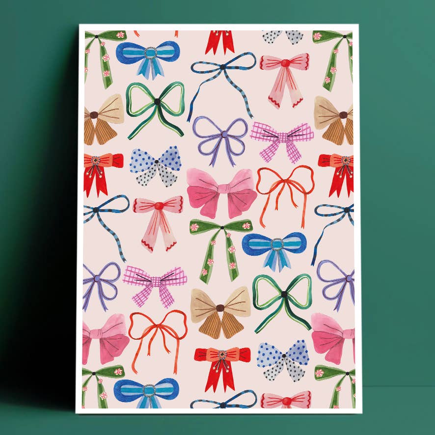 Bows A4 Print