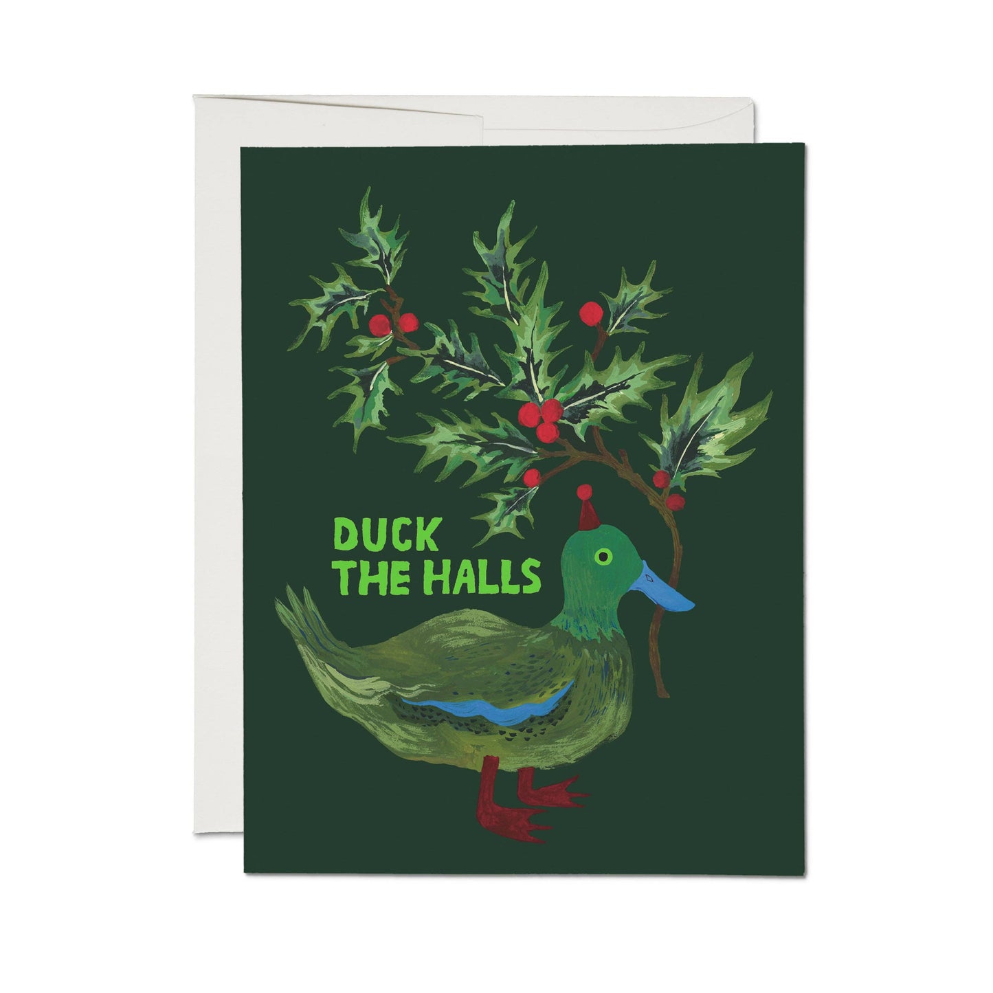 Duck the Halls greeting card: Boxed Set of 8