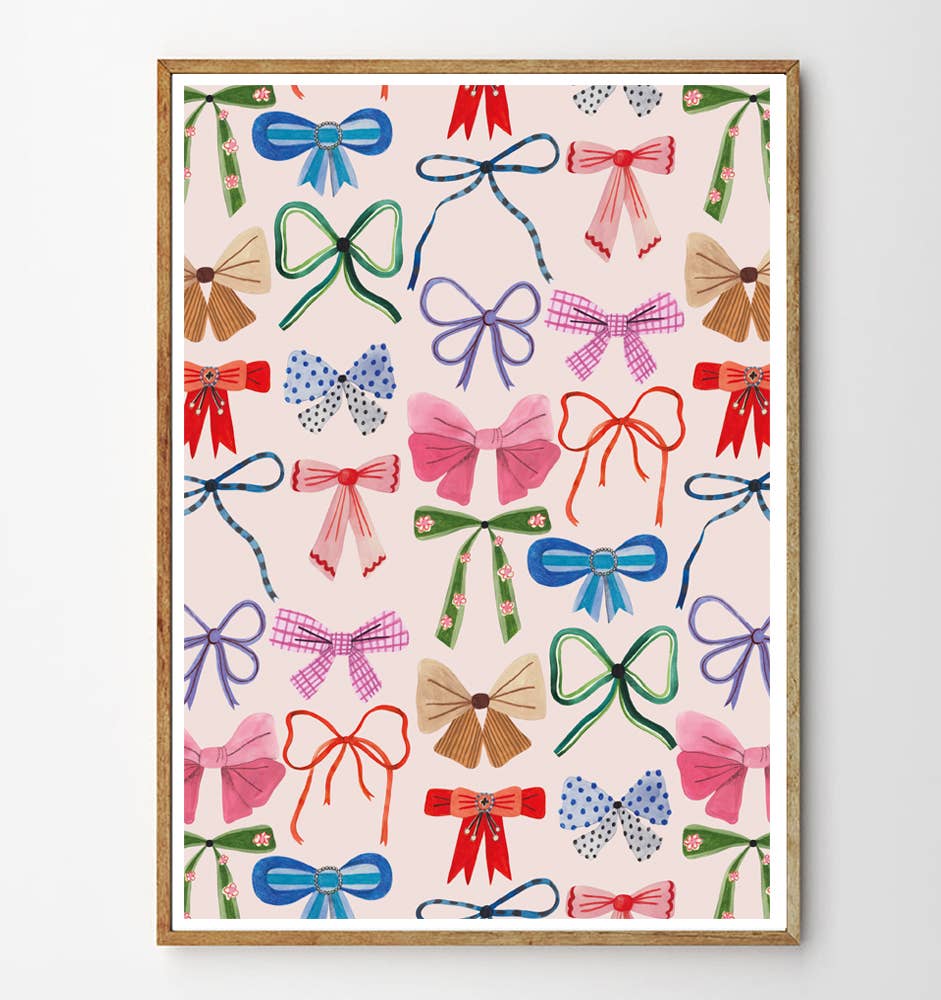 Bows A4 Print