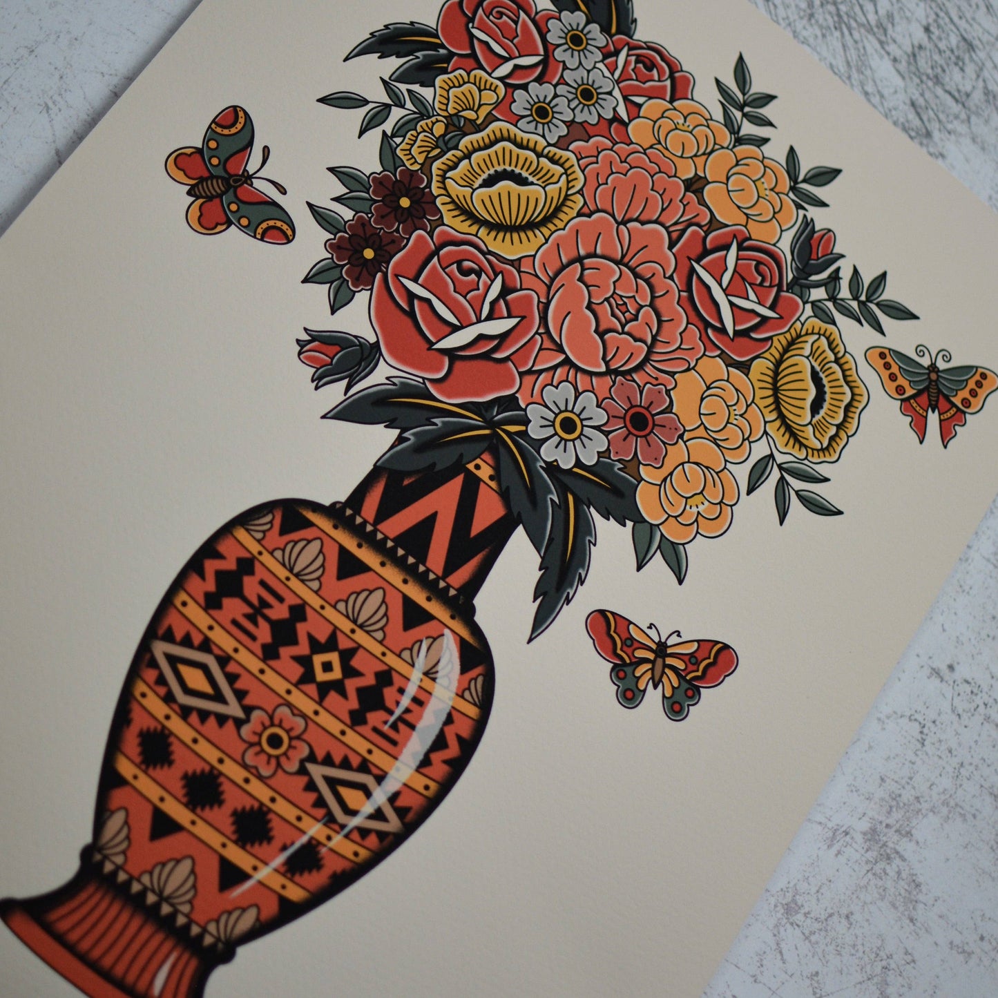 Flowers A3 Art Print