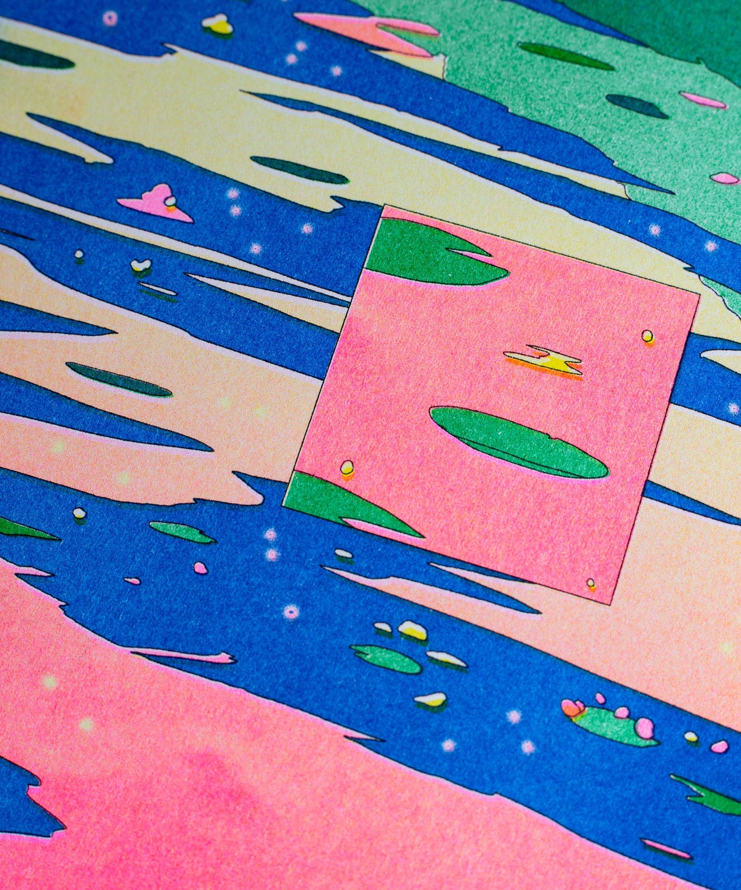 Display - The Water-Lily Pond, Pink Harmony - María Medem