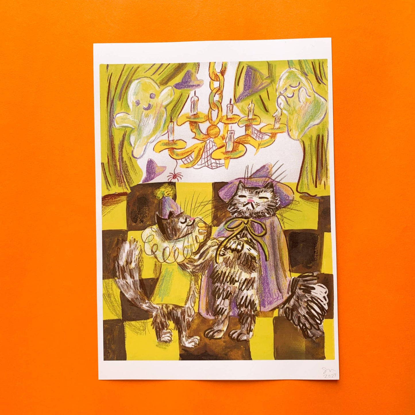 Spooky Balroom A4 Print