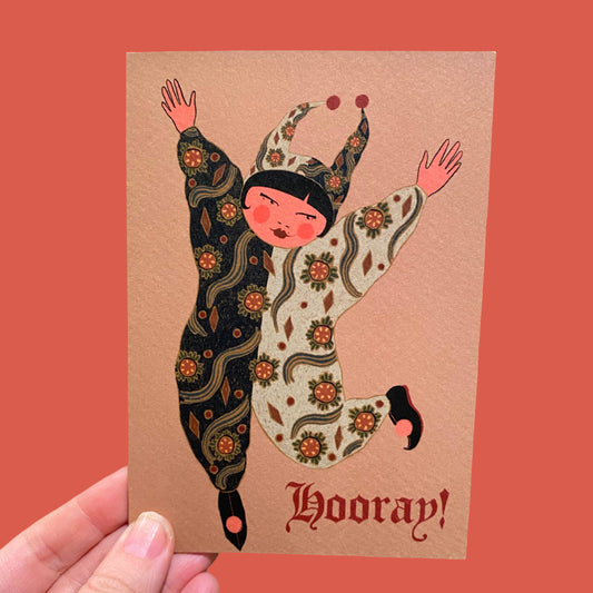 Hooray celebration card