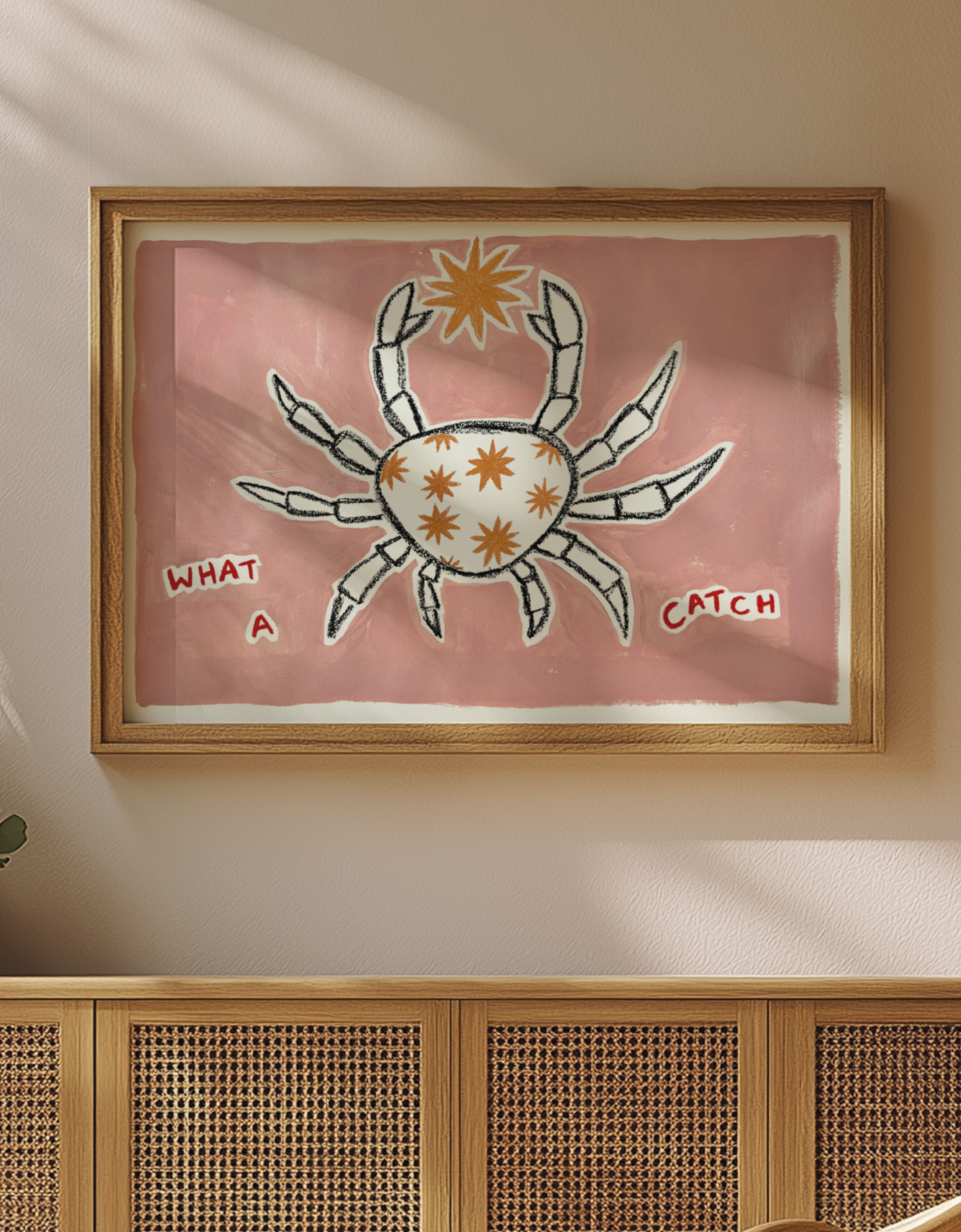 What A Catch Art Print: A5