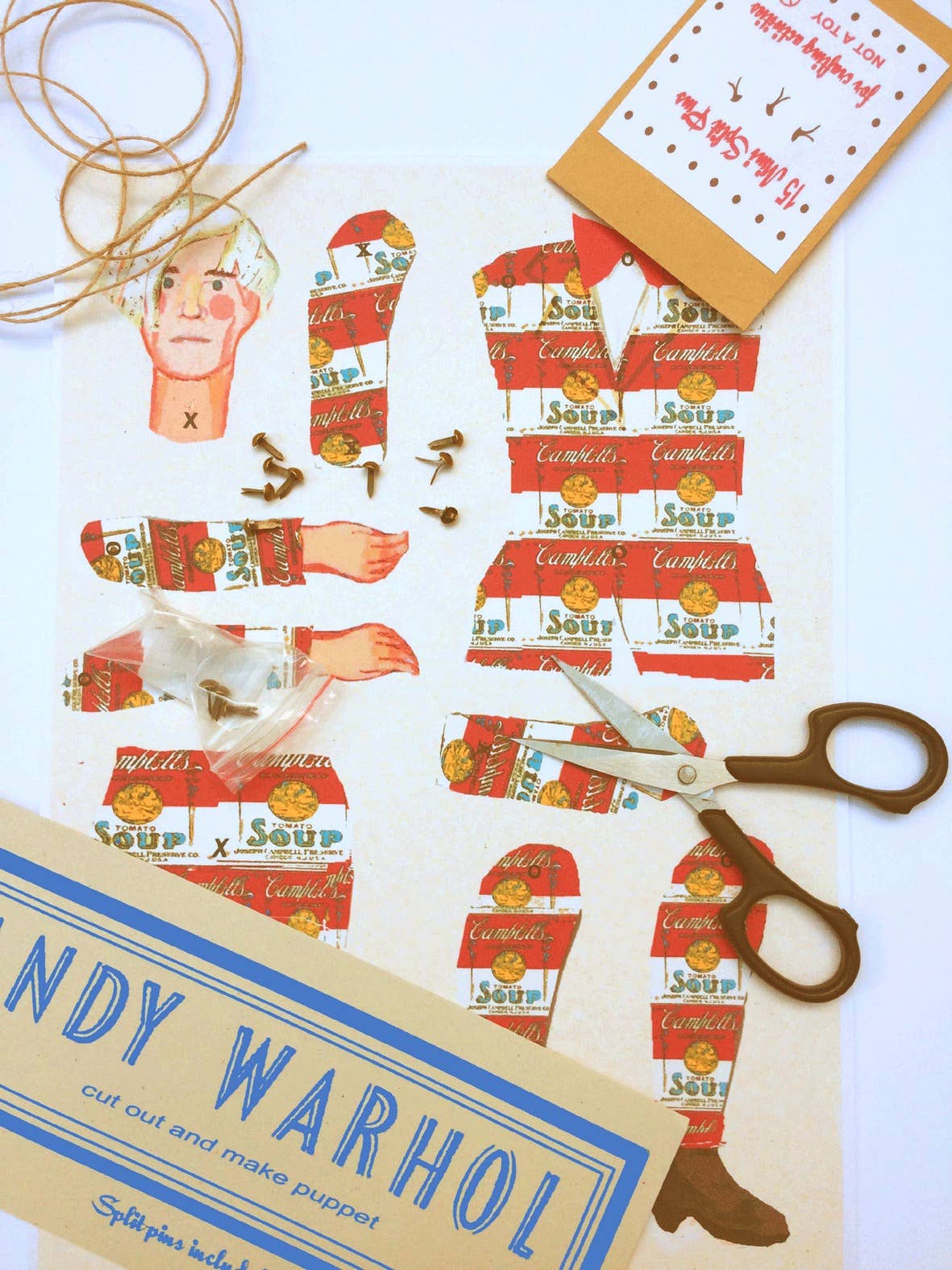 Warhol Cut and Make Puppet