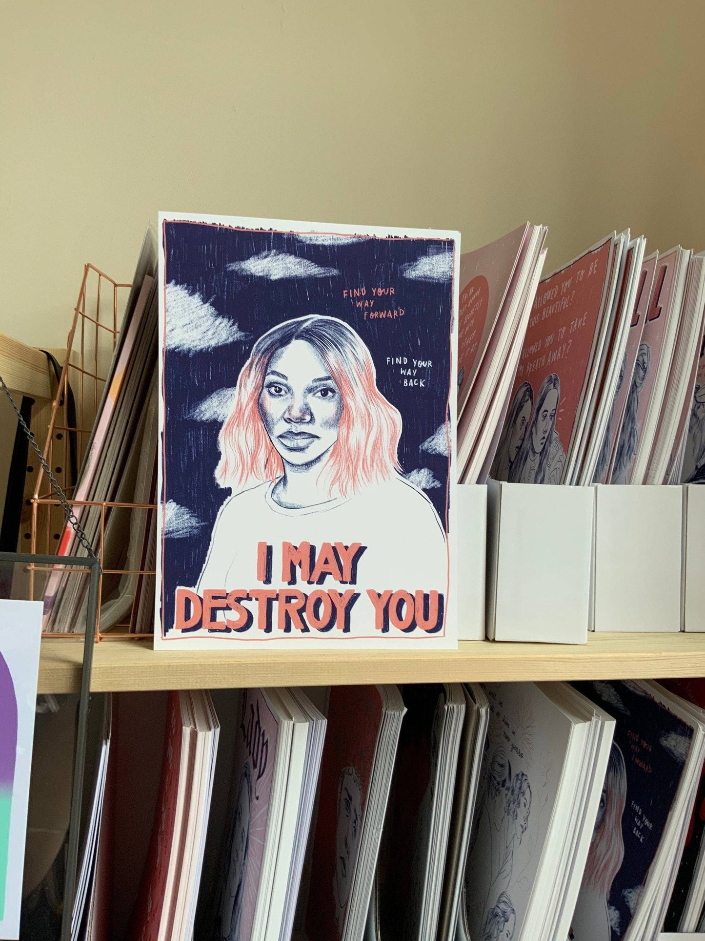 I May Destroy You a4 art print