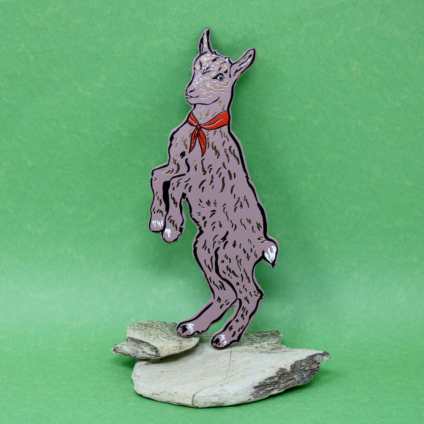 GOAT Bookmark: Pale Pink