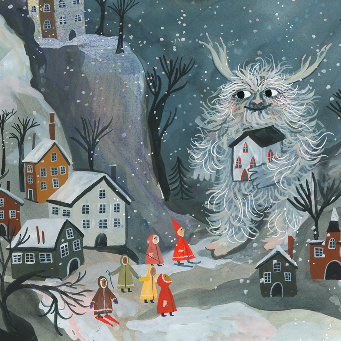 Fuzzy Holidays Christmas Card