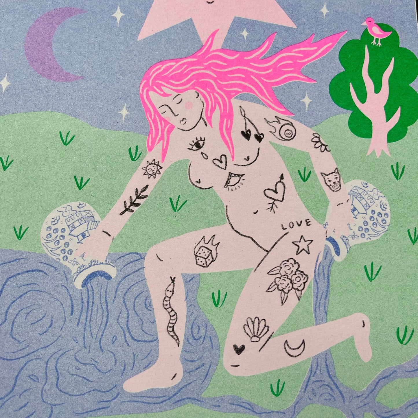 The Star A4 Risograph Print