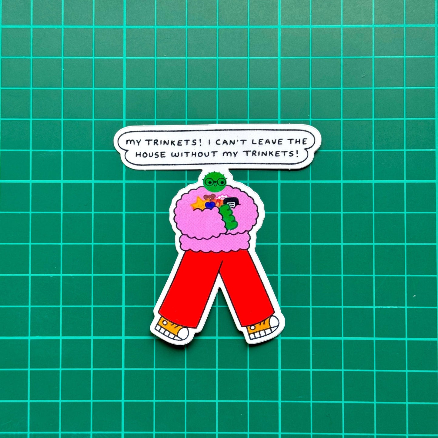Trinkets Sticker
