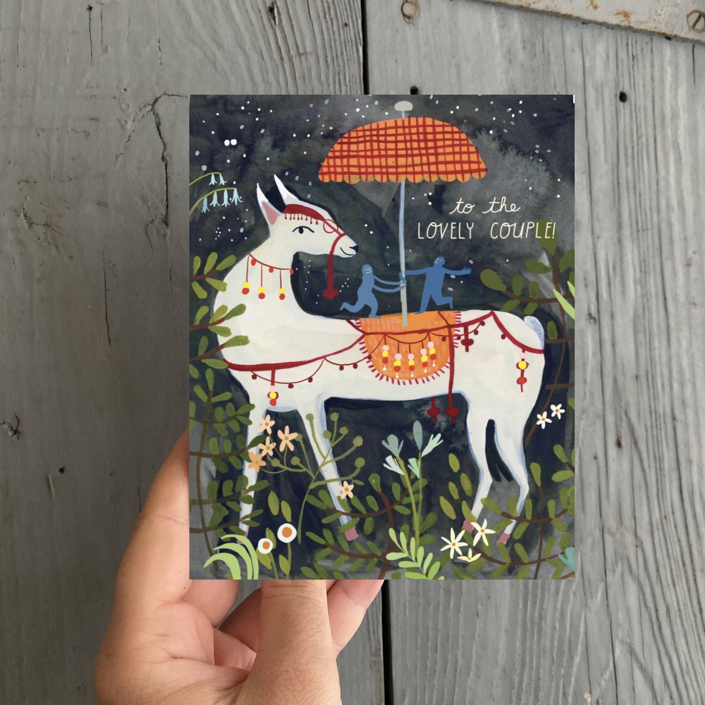 To The Lovely Couple Wedding Card