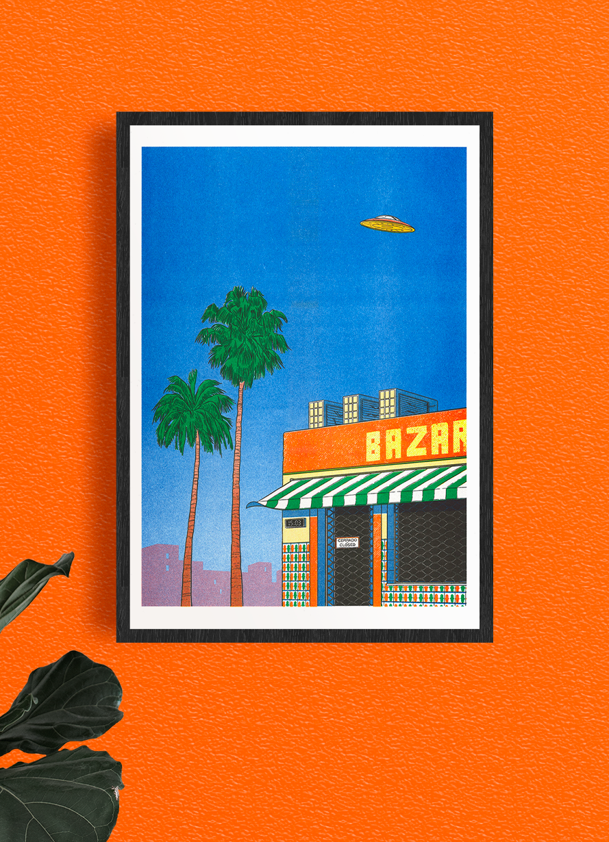 Spain at 15:00 A3 Print