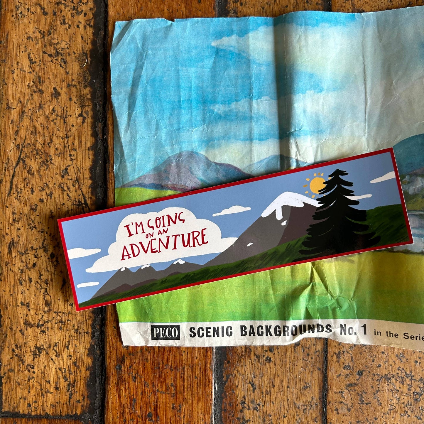 I’m going on adventure bumper sticker