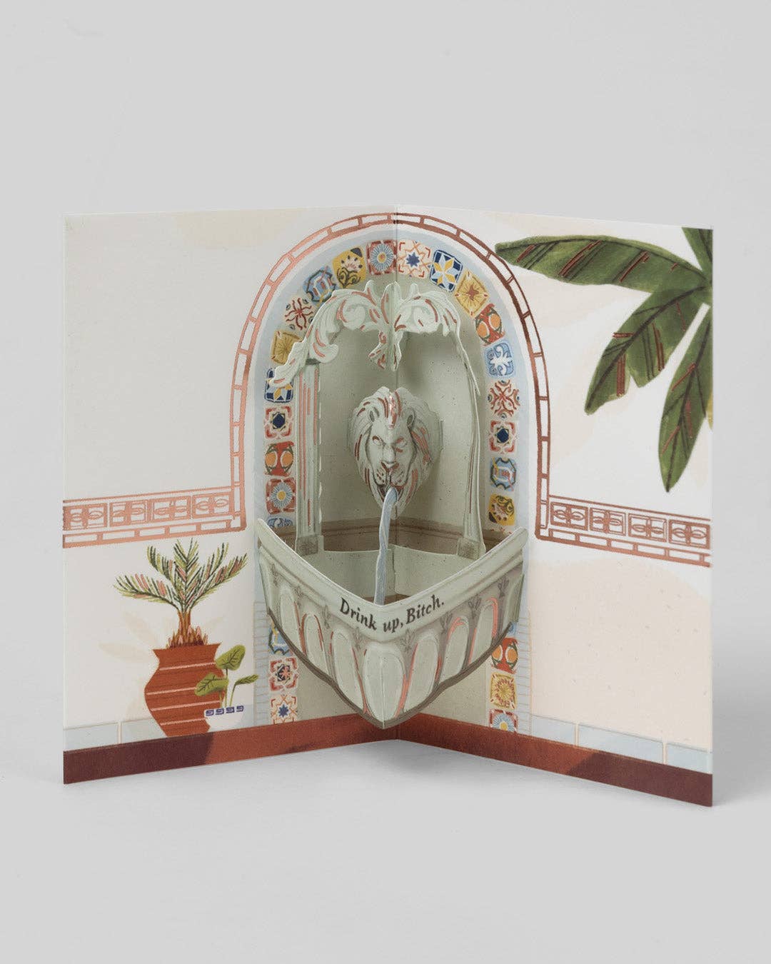Fountain of Youth 3D Pop Up Birthday Card