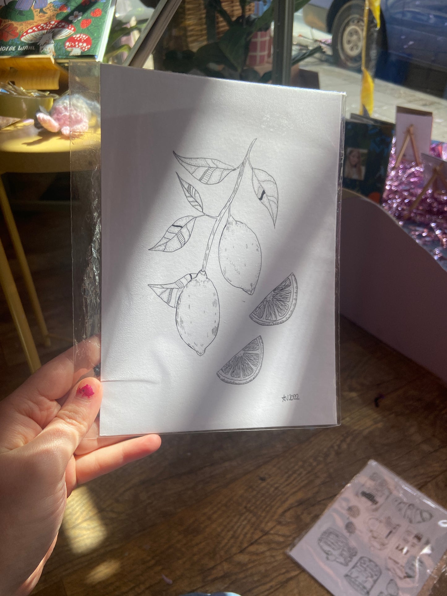 Lemon A5 print