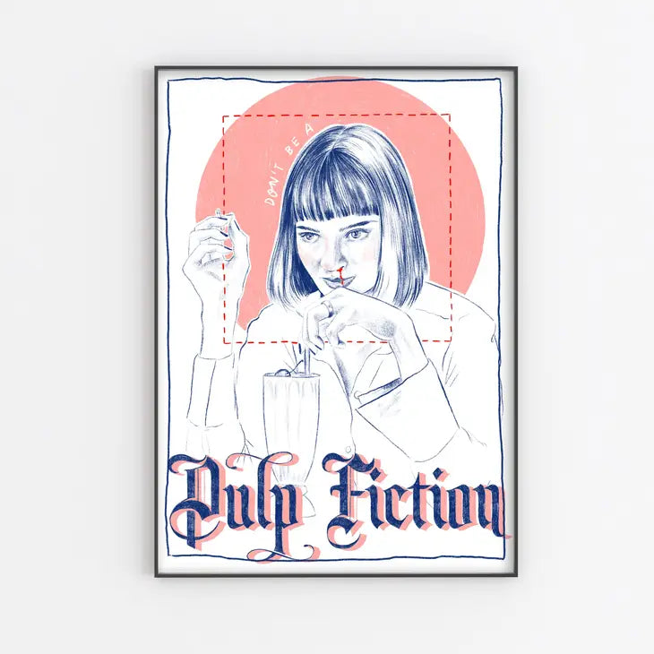 Pulp Fiction A4 Art Print