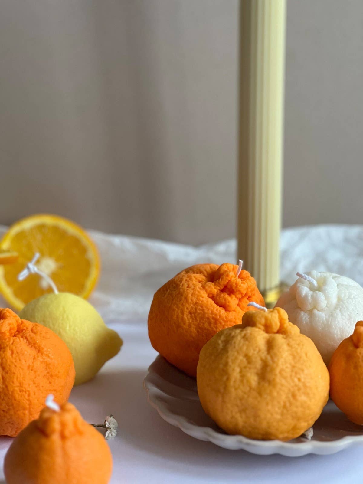 Tangerine Fruit Candle - Soy Wax