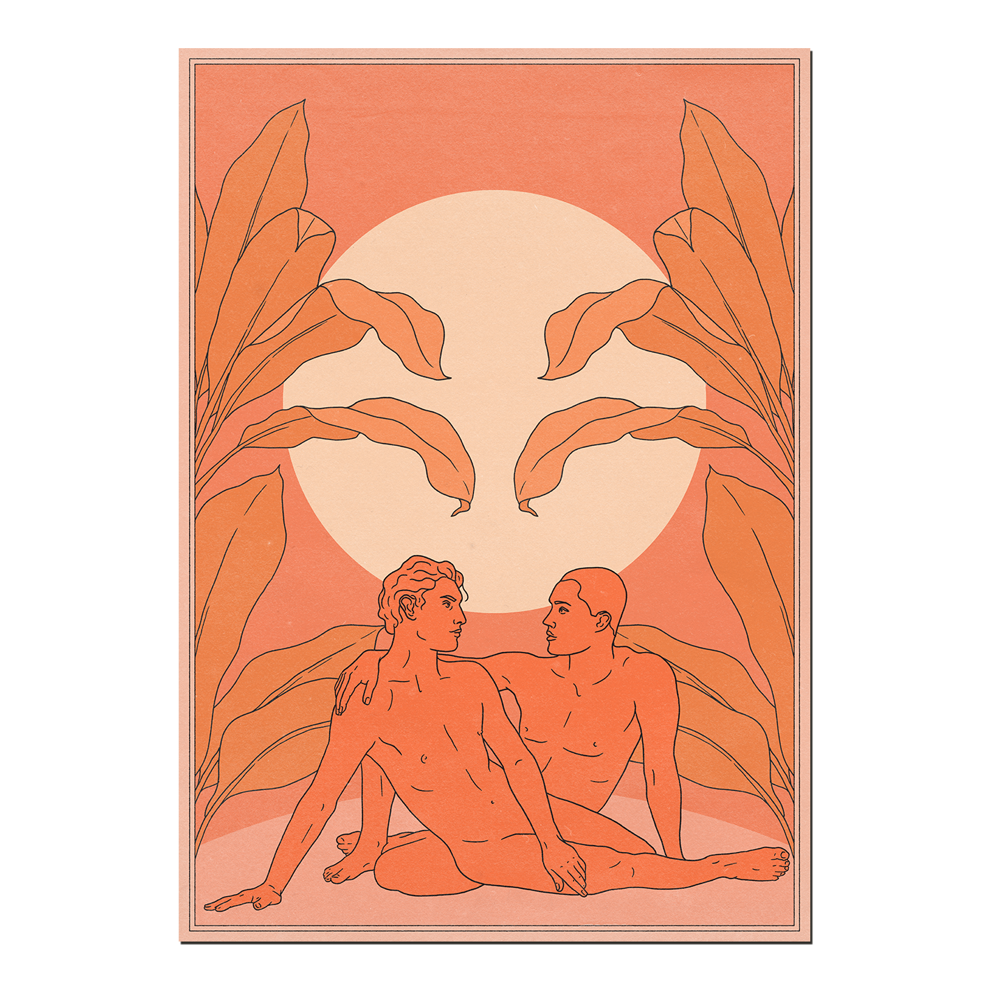 Lovers II A4 Print