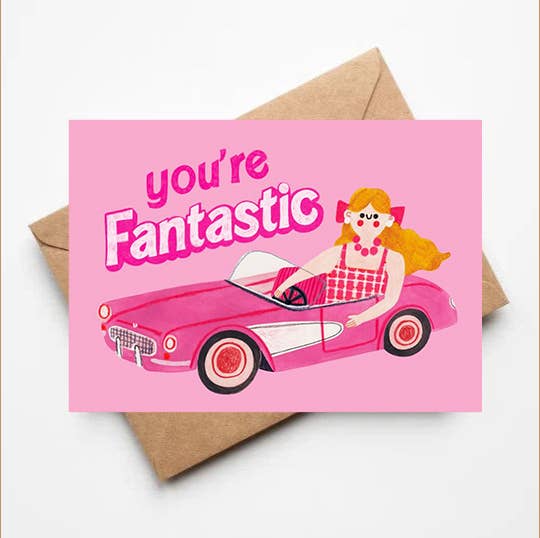You’re Fantastic Barbie Card