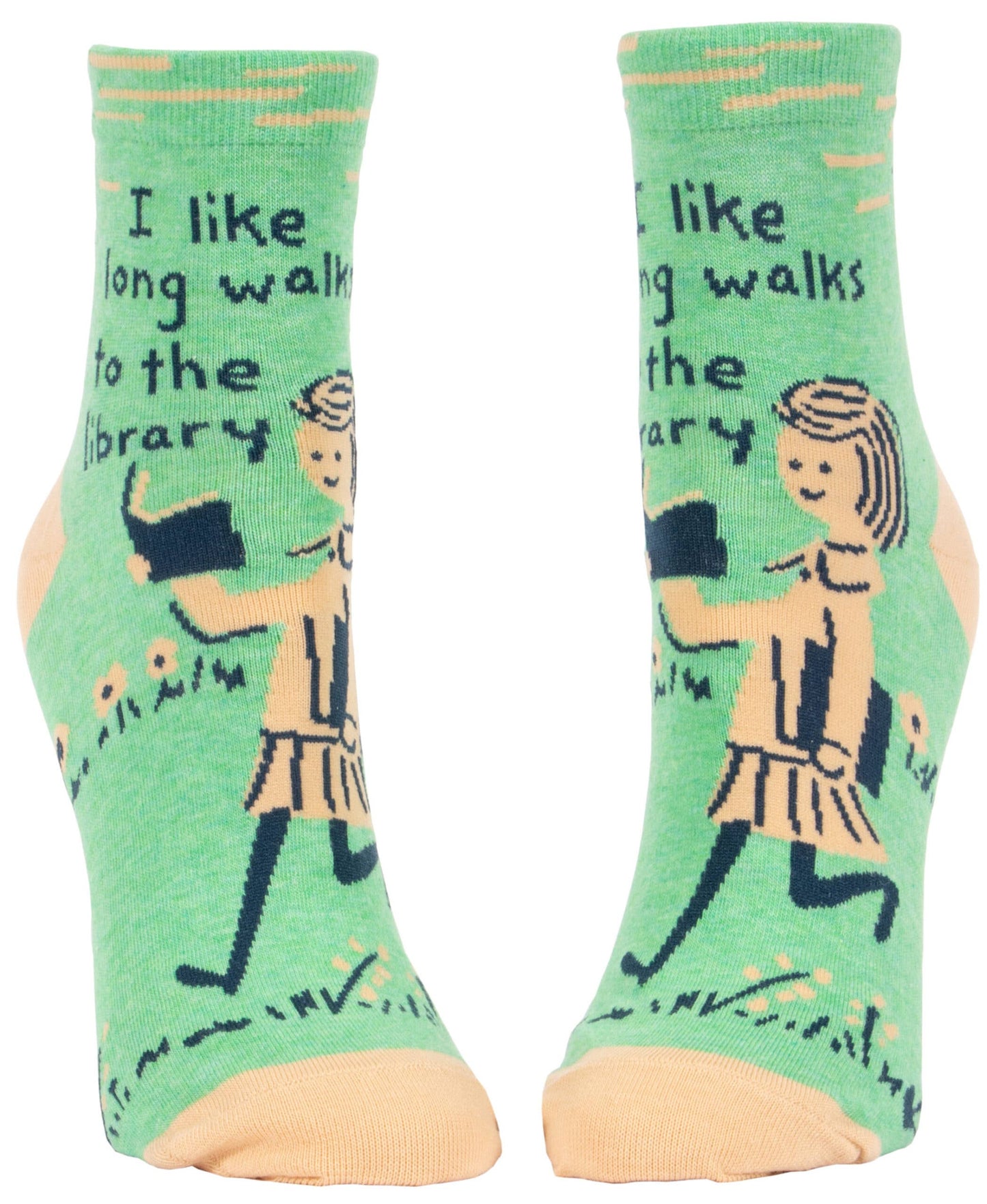 Long Walks Library Ankle Socks