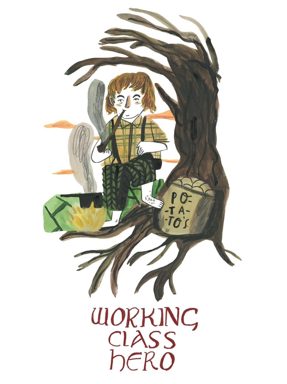 Working Class Hero’s Hobbit A4Print