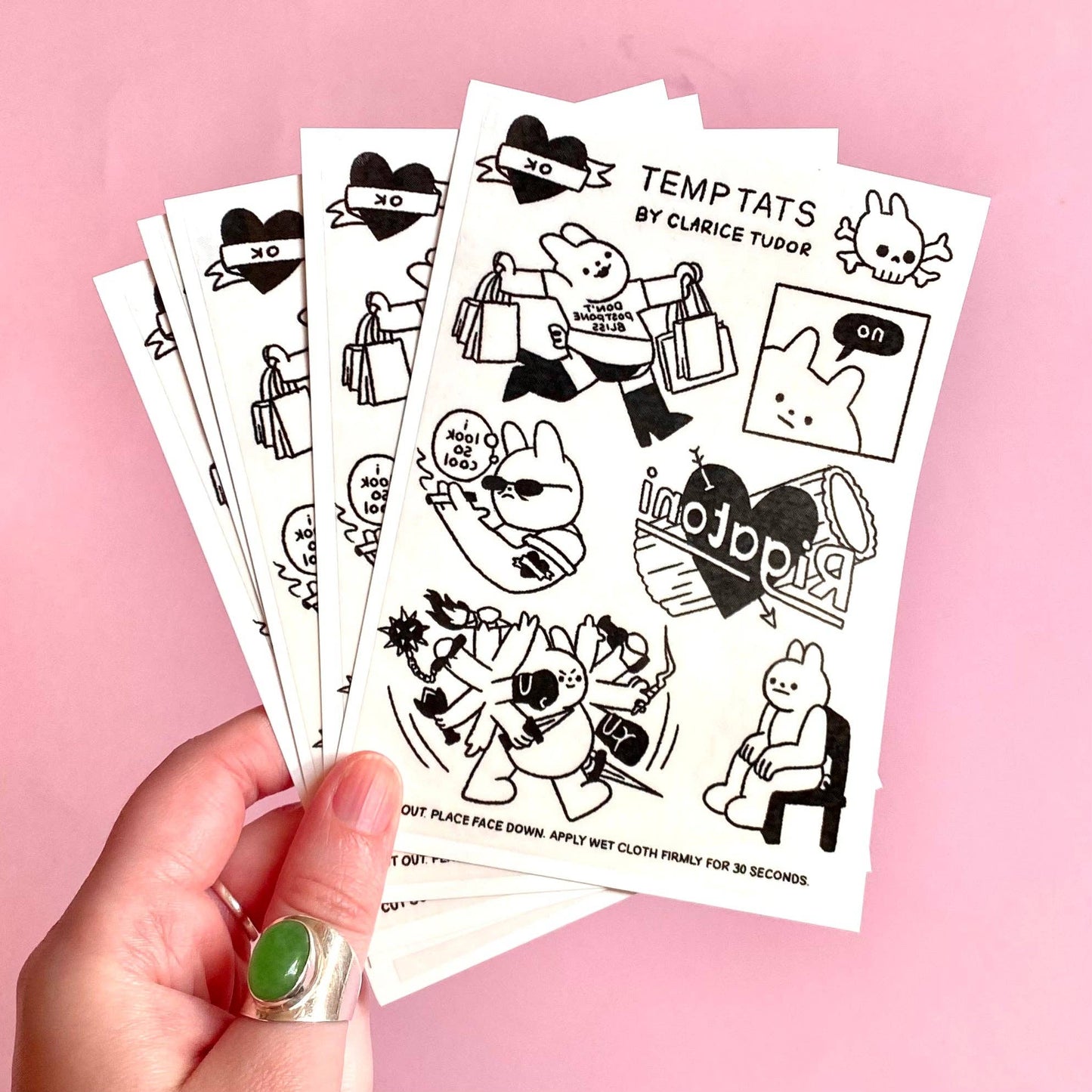 Temporary Tattoo Sheet