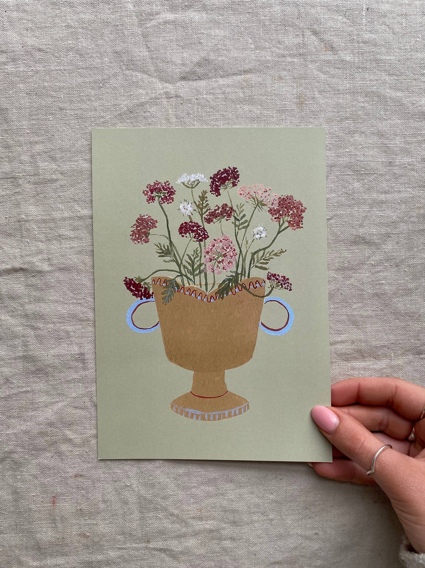 Queen Anne's Lace A5 Print