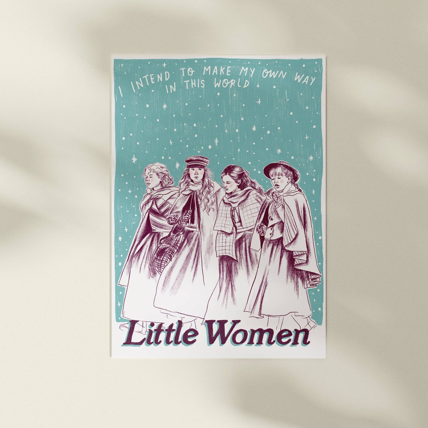 Little Women A4 Art Print