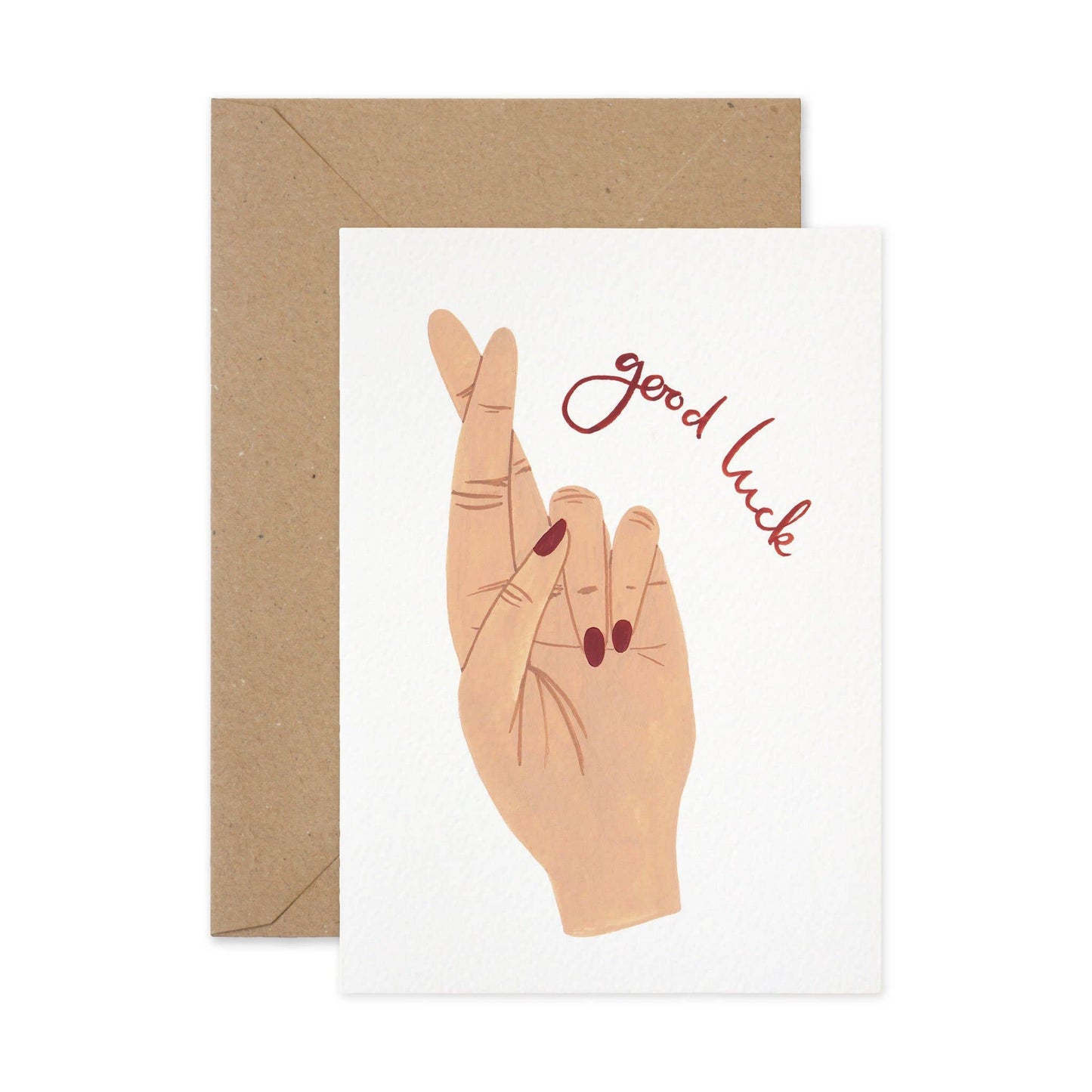 Fingers Crossed Card