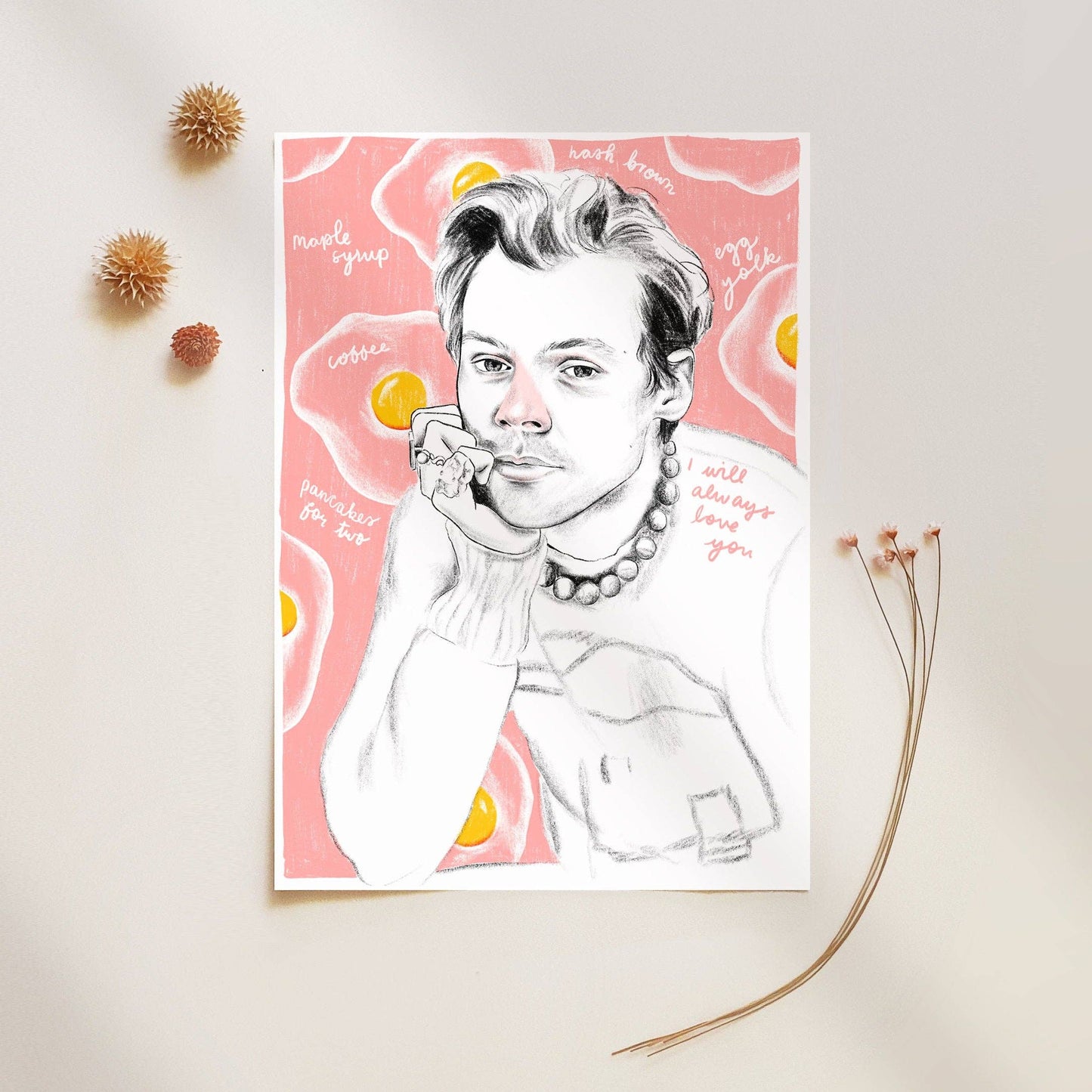 Harry Styles A4 Art Print