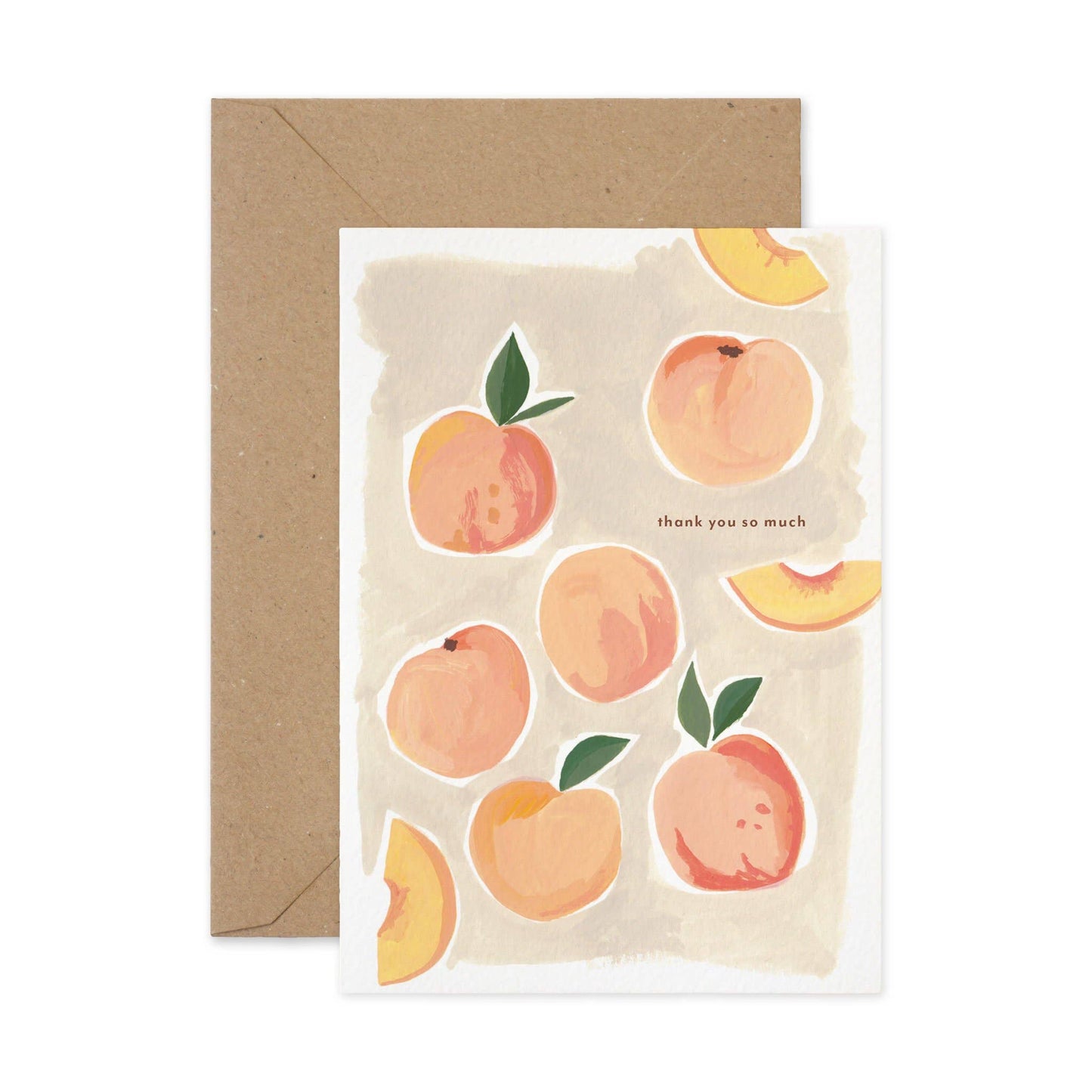 Peaches Thank You Card