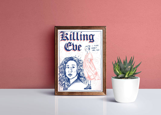 Killing Eve A4 Art Print