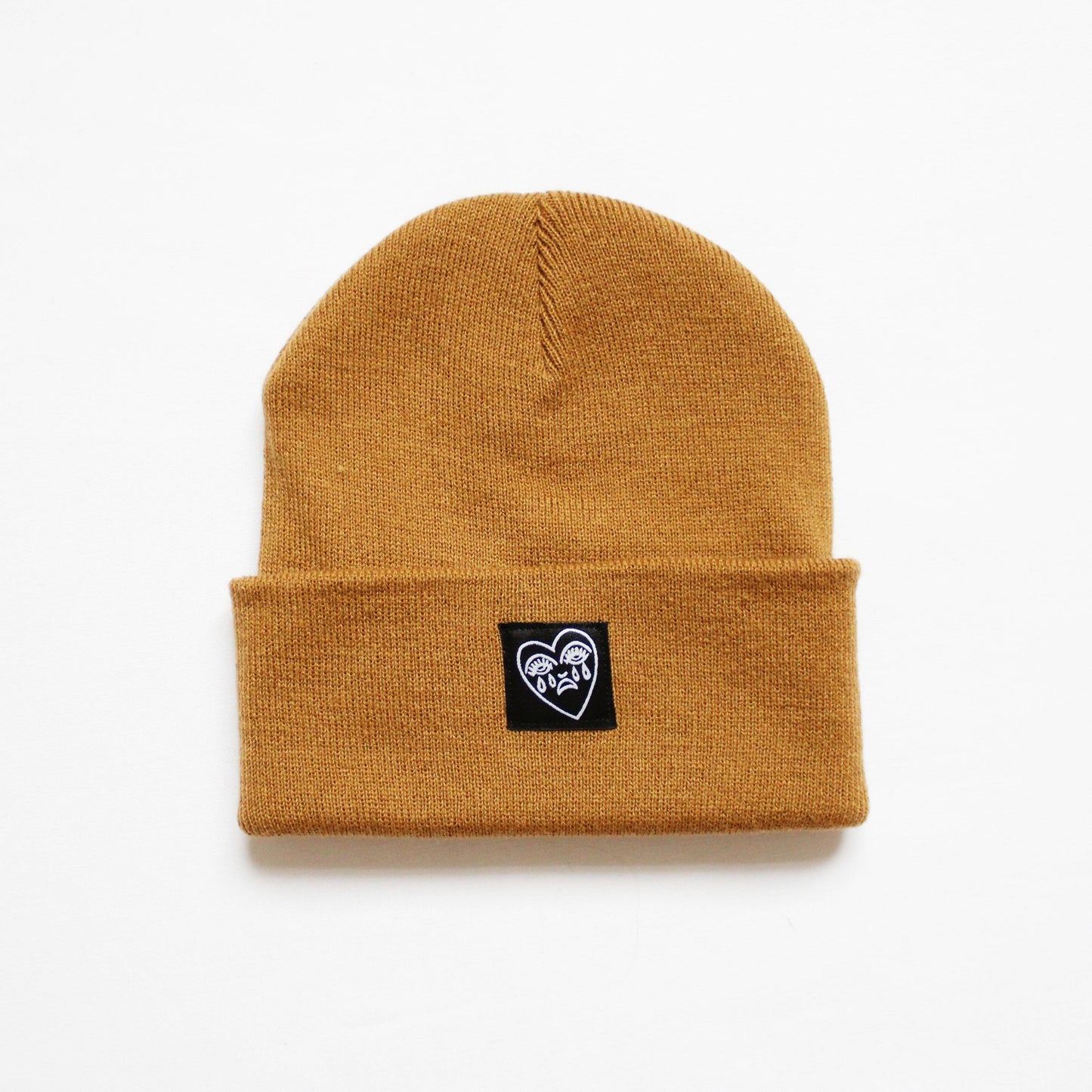 Crying Heart Tattoo Classic Cuffed Beanie Hat