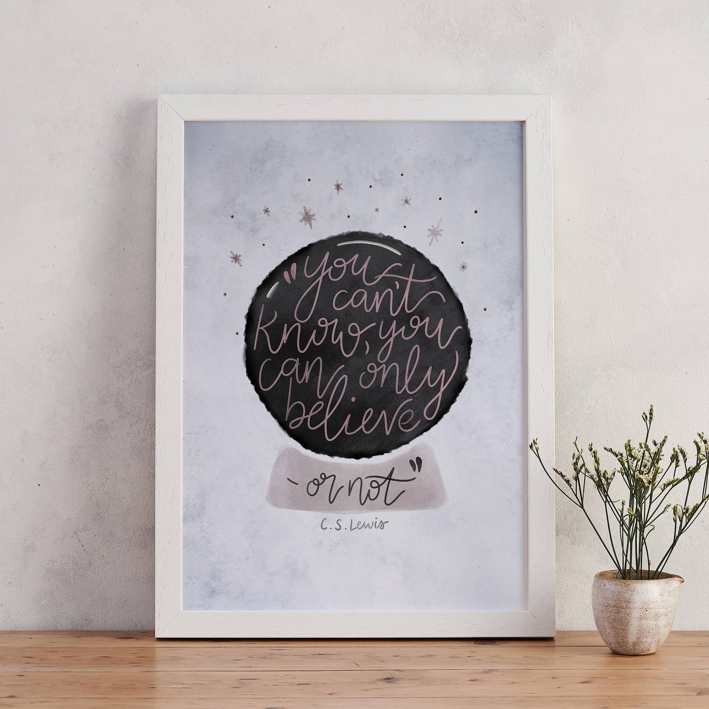 C.S.Lewis A4 Art Print