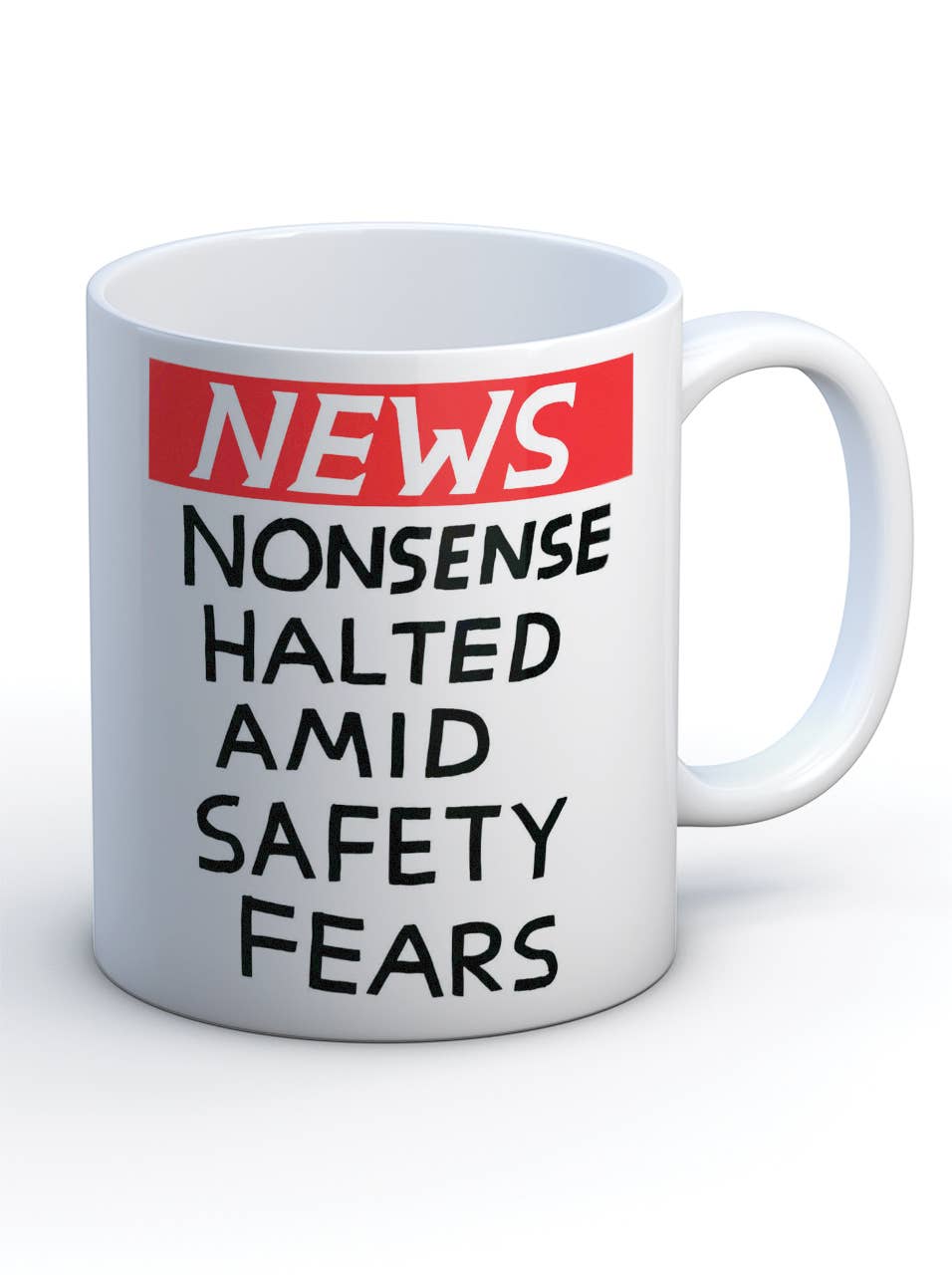 Nonsense Halted Mug David Shrigley