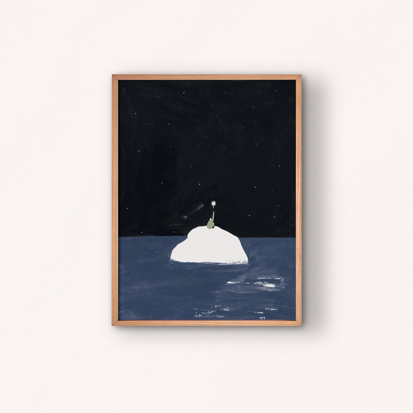 North Star Art Print | Nursery Wall Decor | Nature | Sea
